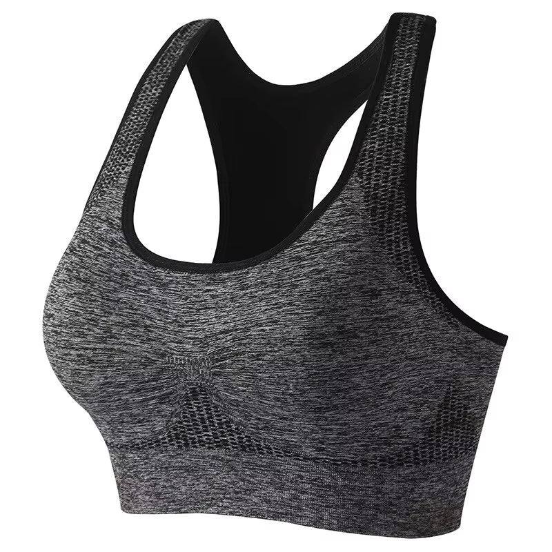 Women'S Workout Sports Bras Fitness Backless Padded Ivy Low Impact Bra Yoga Crop Tank Top