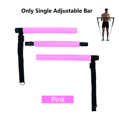 Fitness Resistance Bands Set Yoga 5 Tube Workout Bands Home Exercise Bands with Door Anchor Handles Ankle Straps Gym Equipment