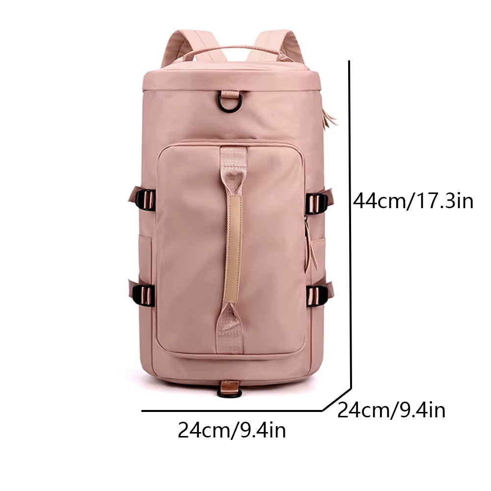 Outdoor Backpack Waterproof Sports Travel Backpack Fitness Backpack Large Capacity Travel Bag Shoe Compartment Backpack ﻿-Ll