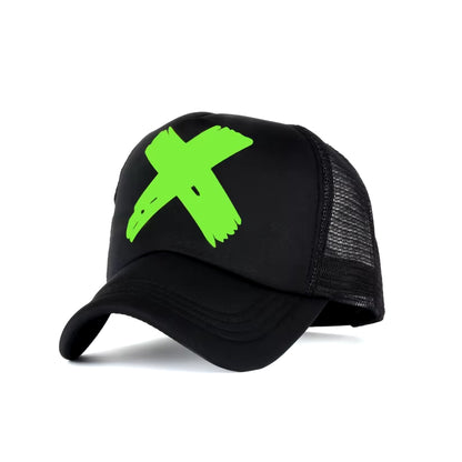 Letter X Snapback Caps Hip Hop Male Bone Baseball Cap Adult Men Women Hat Female Band Rock Baseball Flat Hats Fitted Cap