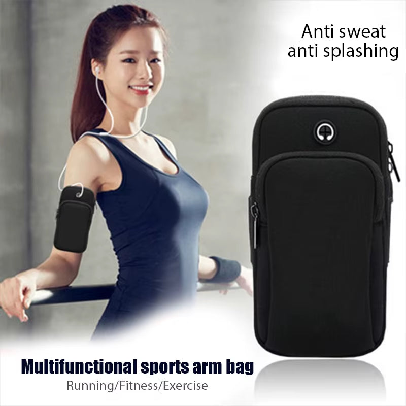 Cell Phone Case Sports Armband Waterproof Jogging Bag for Iphone Samsung Xiaomi Running Arm Bag Bracelet Athletic Pouch Gym