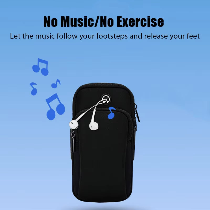 Cell Phone Case Sports Armband Waterproof Jogging Bag for Iphone Samsung Xiaomi Running Arm Bag Bracelet Athletic Pouch Gym