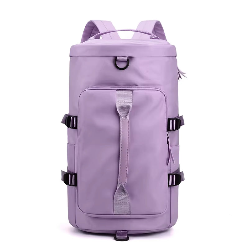 Outdoor Backpack Waterproof Sports Travel Backpack Fitness Backpack Large Capacity Travel Bag Shoe Compartment Backpack ﻿-Ll