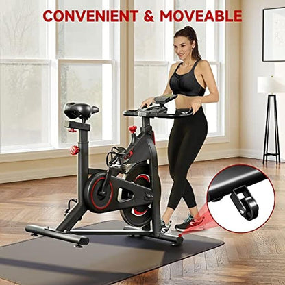 Heimtrainer LCD Indoor Cycling Fitness Bike Fahrrad Trimmrad Hometrainer 150 Kg