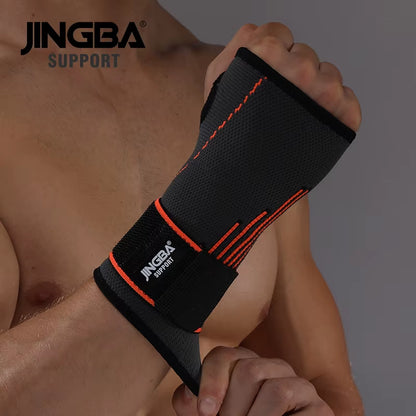 1PCS High Quality Sport Protective Gear Boxing Hand Wraps Support+Weightlifting Bandage Wristband Support