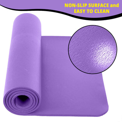 NBR Yoga Matte Fitnessmatte Sportmatte Bodenmatte Gymnastikmatte Pilates Fitness